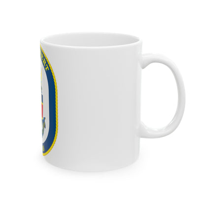 USS De Wert FFG 45 (U.S. Navy) White Coffee Mug-The Sticker Space