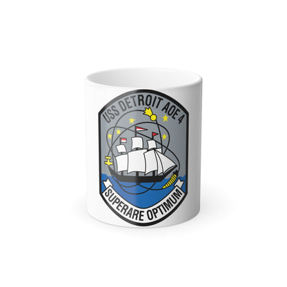 USS Detroit AOE 4 (U.S. Navy) Color Changing Mug 11oz-11oz-The Sticker Space