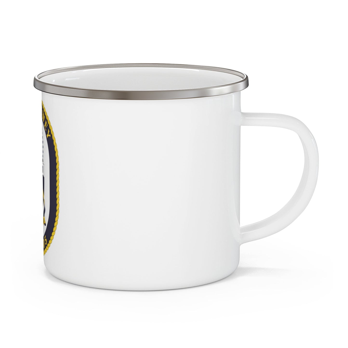 USS Dewey COA (U.S. Navy) Enamel Mug 12oz-12oz-The Sticker Space