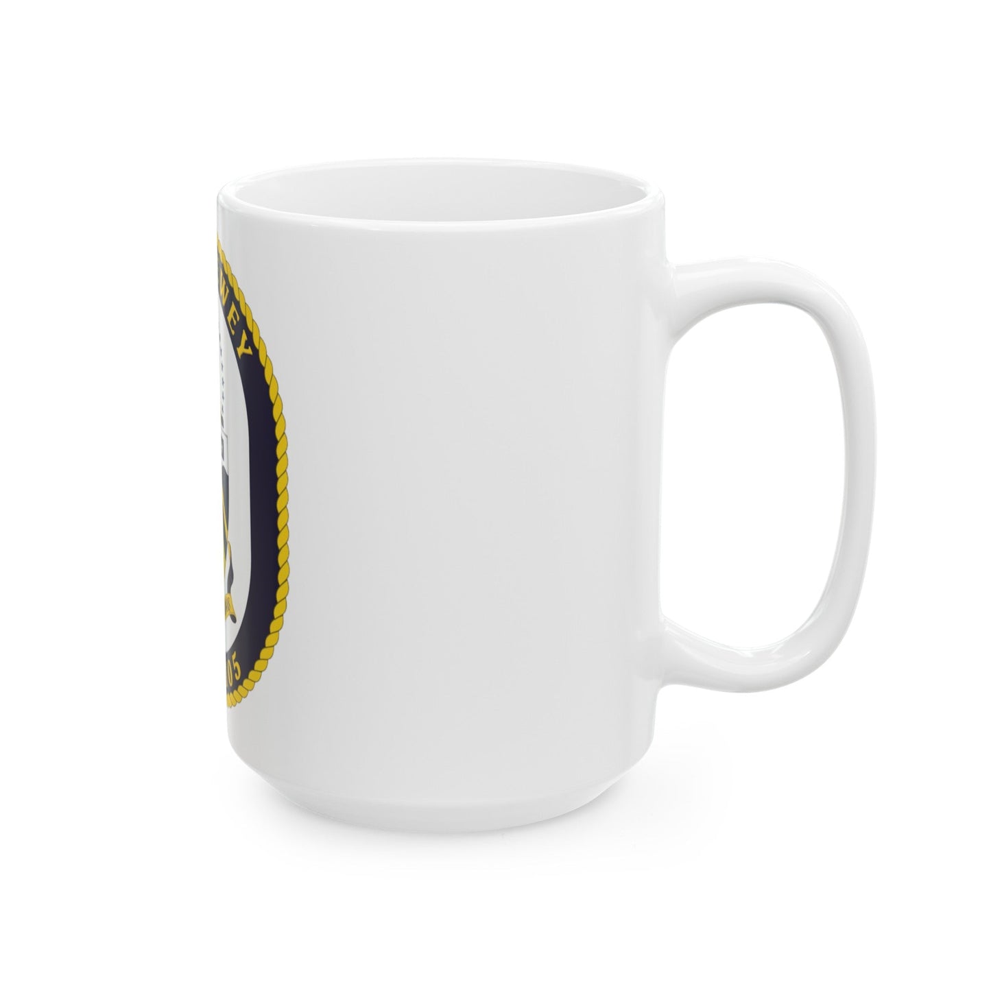 USS Dewey COA (U.S. Navy) White Coffee Mug-The Sticker Space