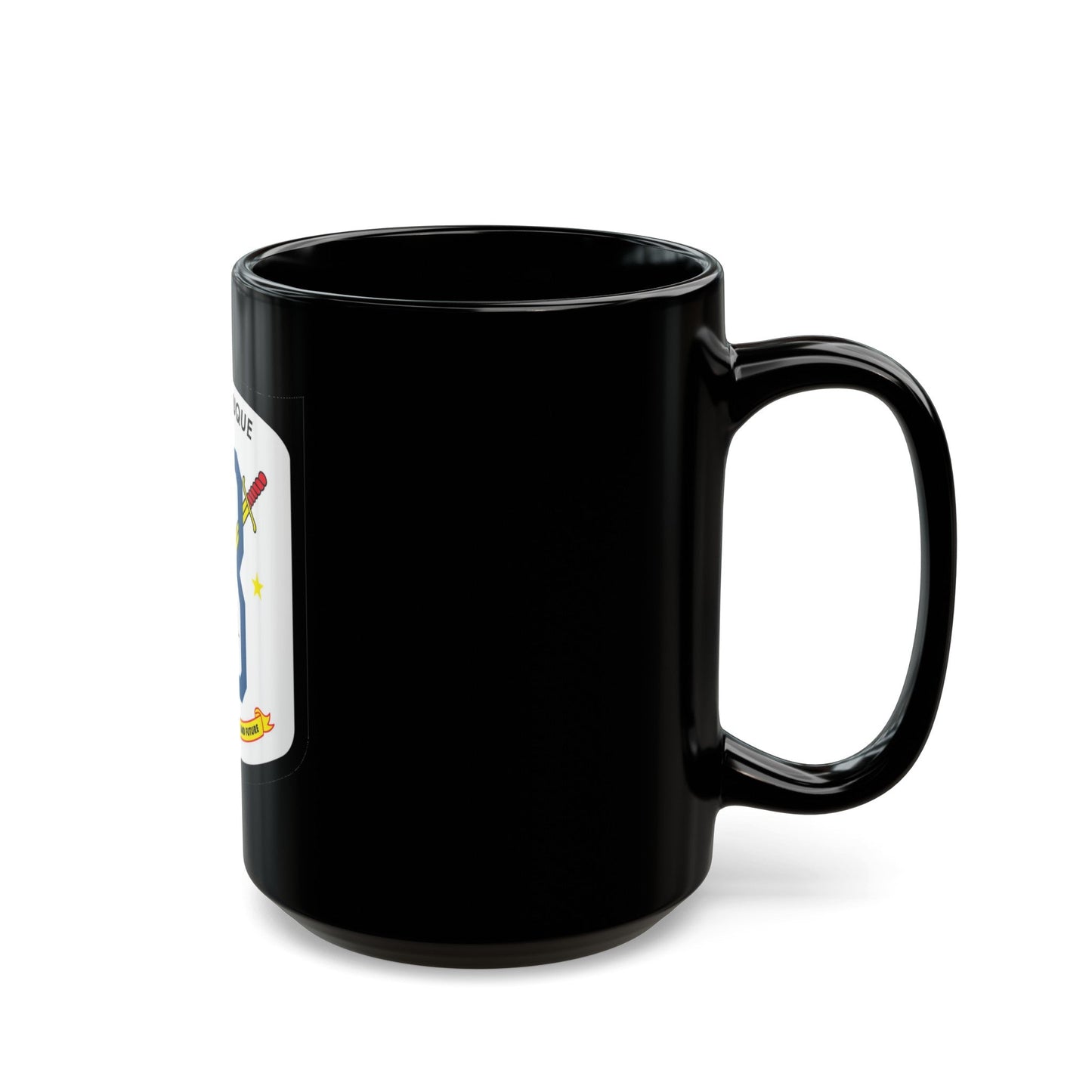 USS Dubuque LPD 8 (U.S. Navy) Black Coffee Mug-The Sticker Space