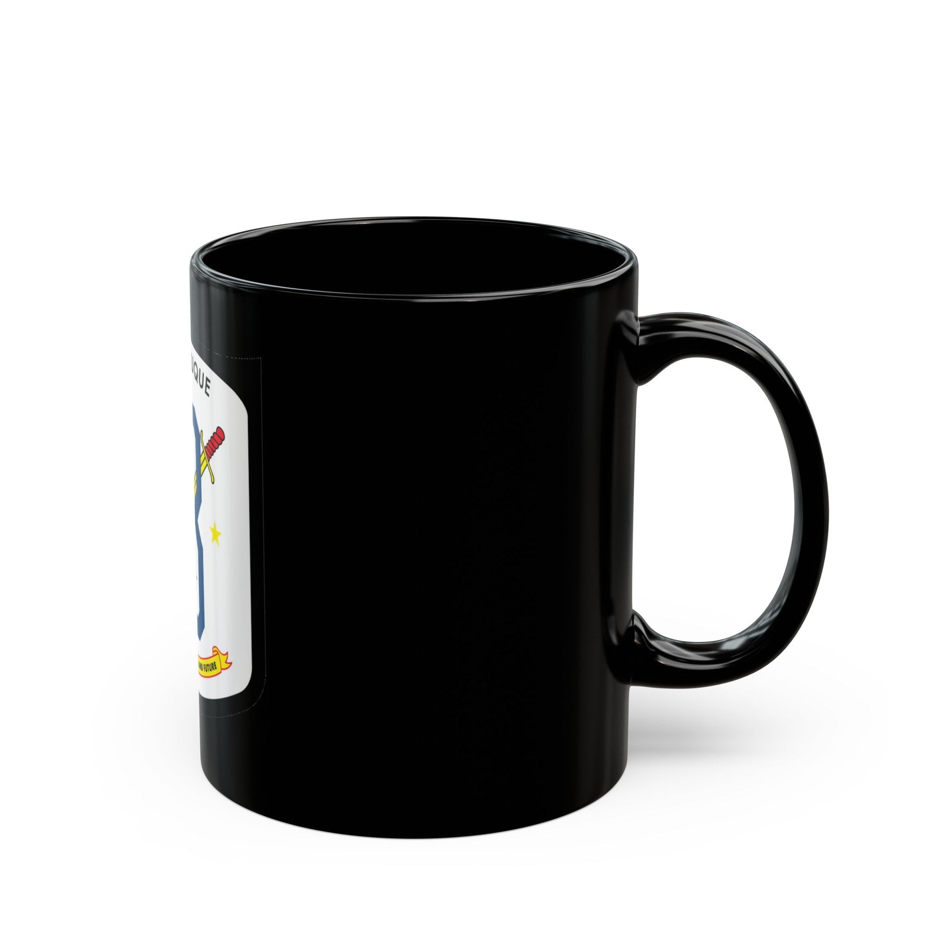 USS Dubuque LPD 8 (U.S. Navy) Black Coffee Mug-The Sticker Space