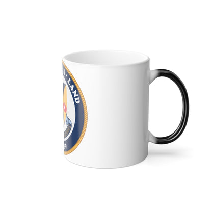 USS Emory S Land AS 39 (U.S. Navy) Color Changing Mug 11oz-11oz-The Sticker Space