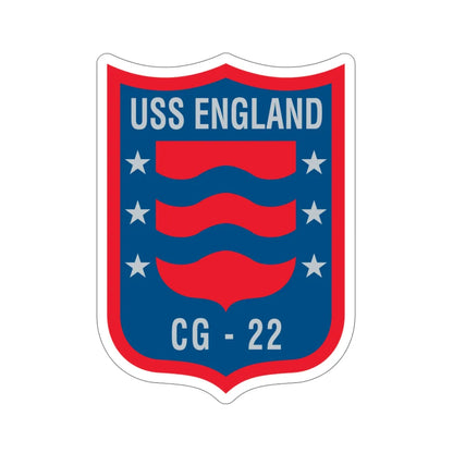 USS England CG 22 (U.S. Navy) STICKER Vinyl Die-Cut Decal 6 Inch - The Sticker Space