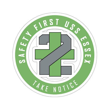 USS Essex LHD 2 Safety 1st (U.S. Navy) STICKER Vinyl Die-Cut Decal 6 Inch - The Sticker Space