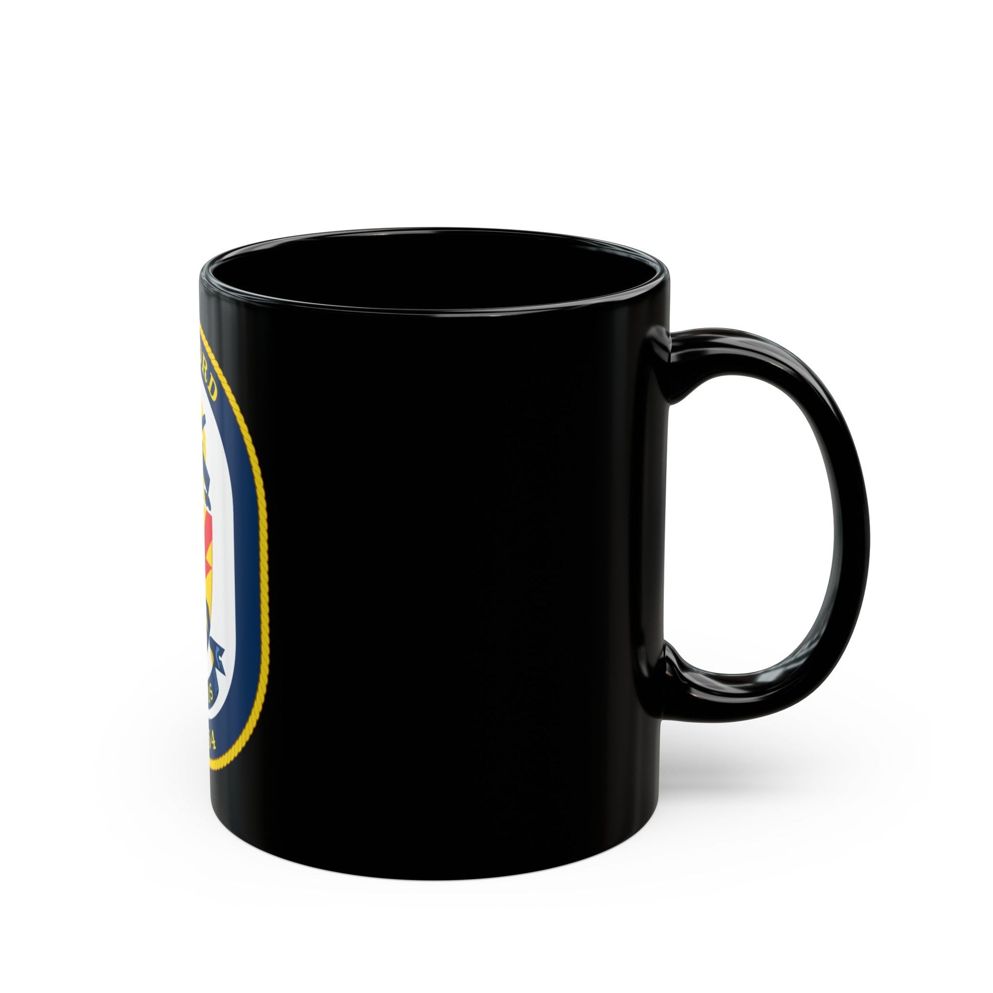 USS Ford FFG 54 (U.S. Navy) Black Coffee Mug-The Sticker Space