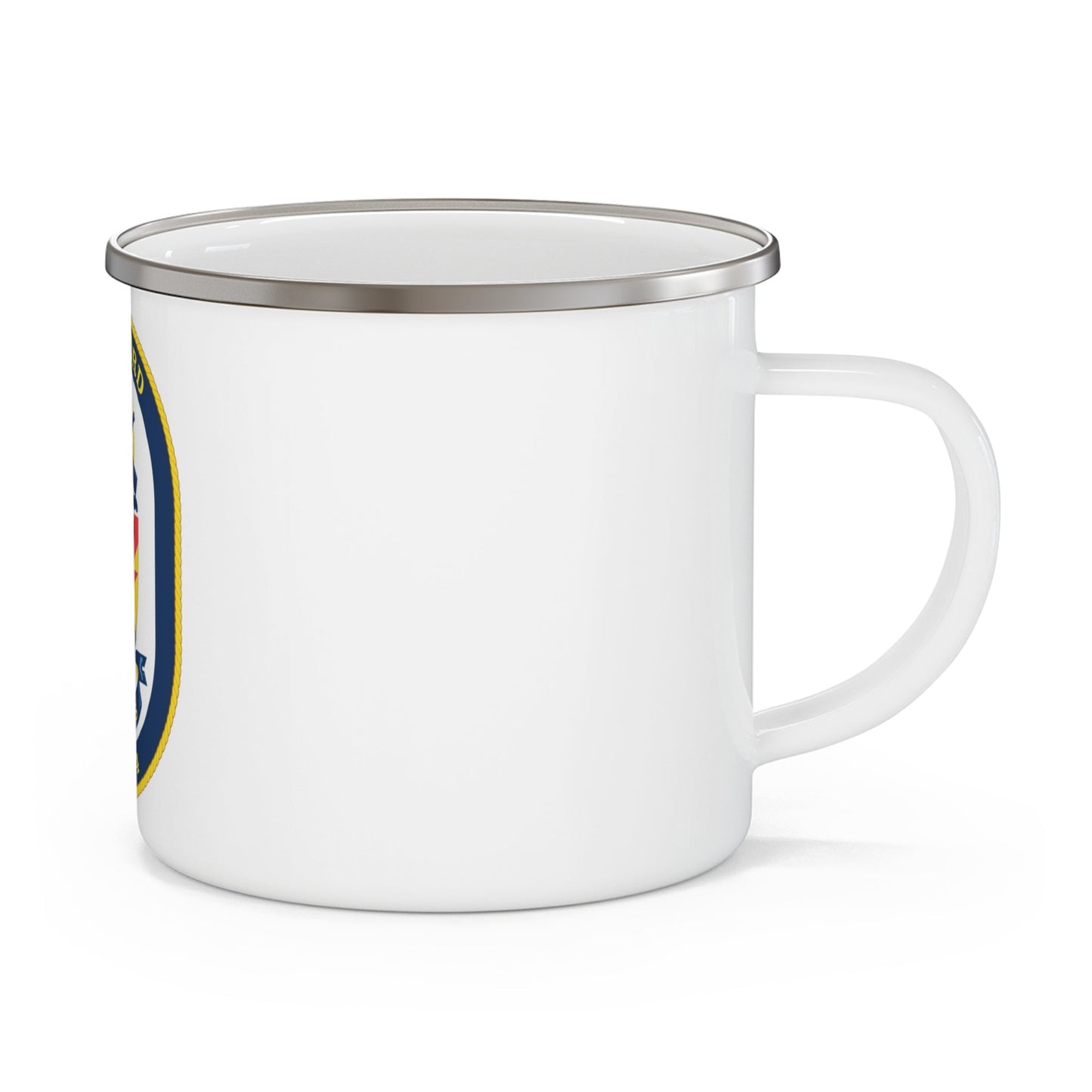 USS Ford FFG 54 (U.S. Navy) Enamel Mug 12oz-12oz-The Sticker Space