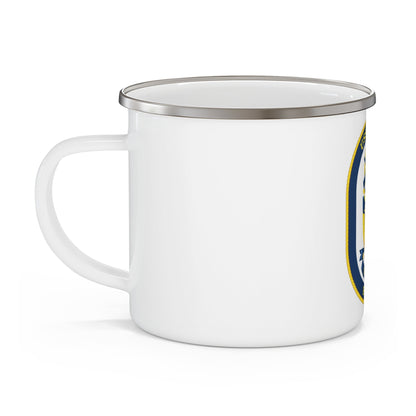 USS Ford FFG 54 (U.S. Navy) Enamel Mug 12oz-12oz-The Sticker Space