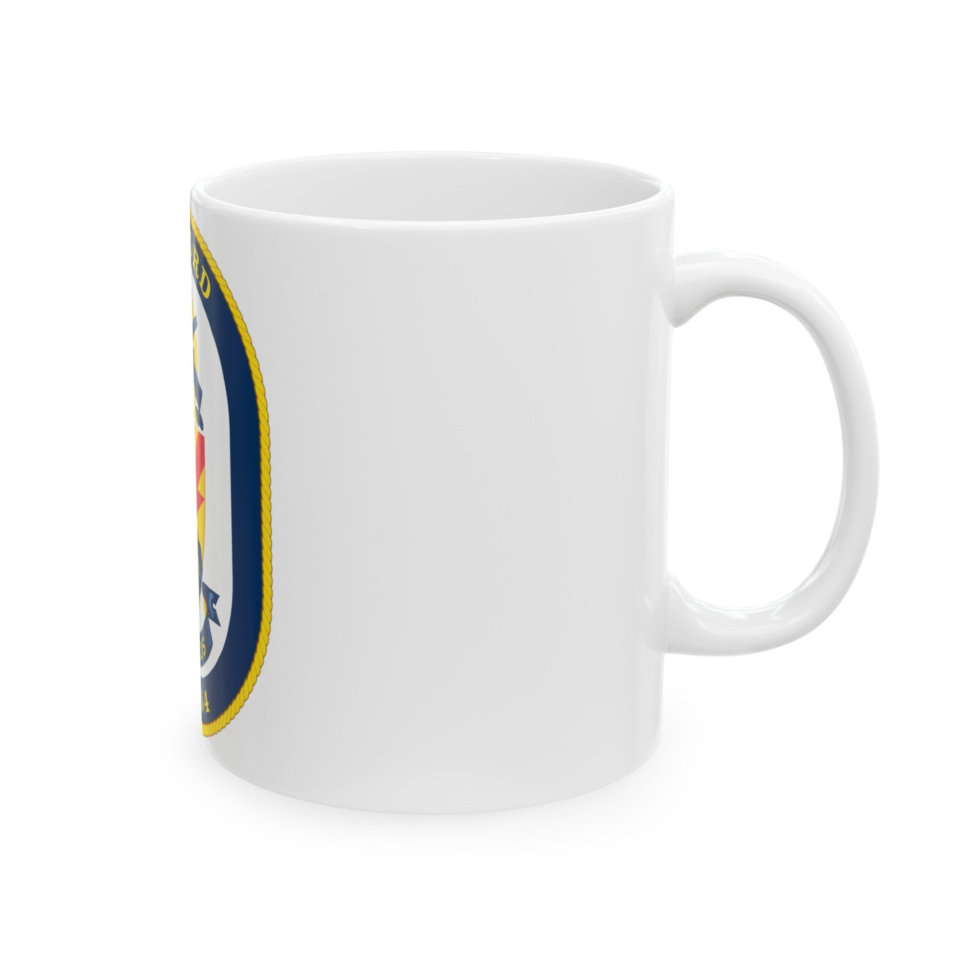 USS Ford FFG 54 (U.S. Navy) White Coffee Mug-The Sticker Space