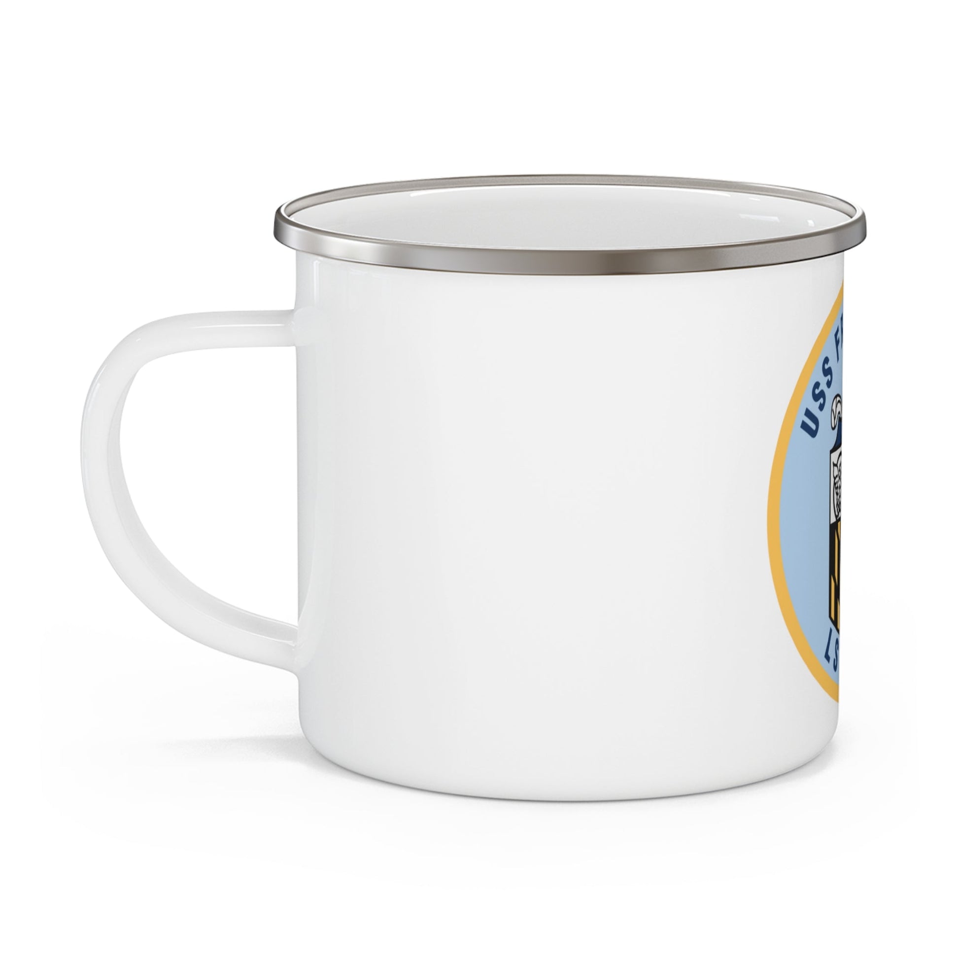 USS Frederick LST 1184 (U.S. Navy) Enamel Mug 12oz-12oz-The Sticker Space