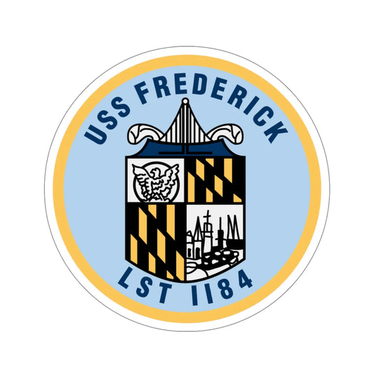 USS Frederick LST 1184 (U.S. Navy) STICKER Vinyl Die-Cut Decal 6 Inch - The Sticker Space