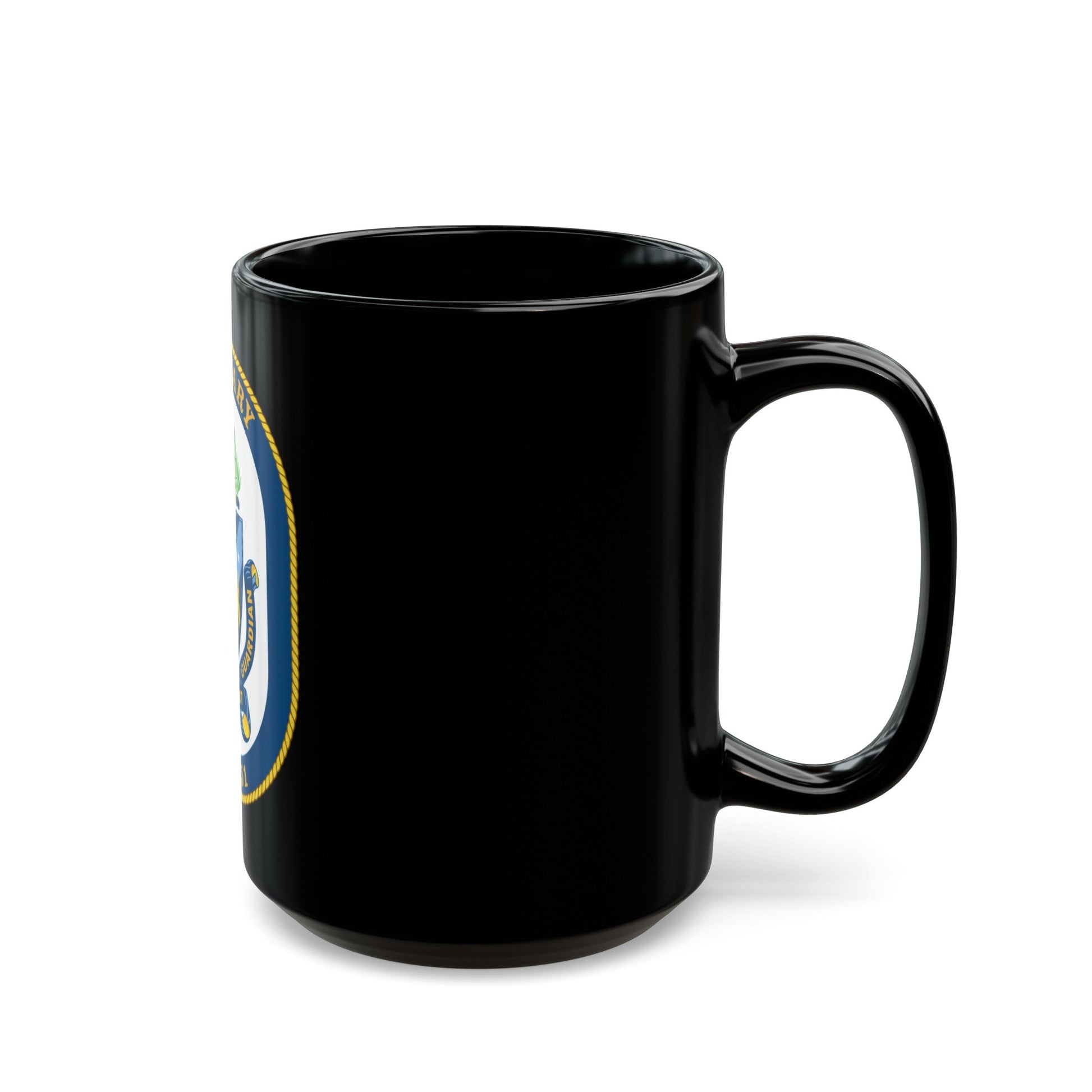 USS Gary FFG 51 (U.S. Navy) Black Coffee Mug-The Sticker Space