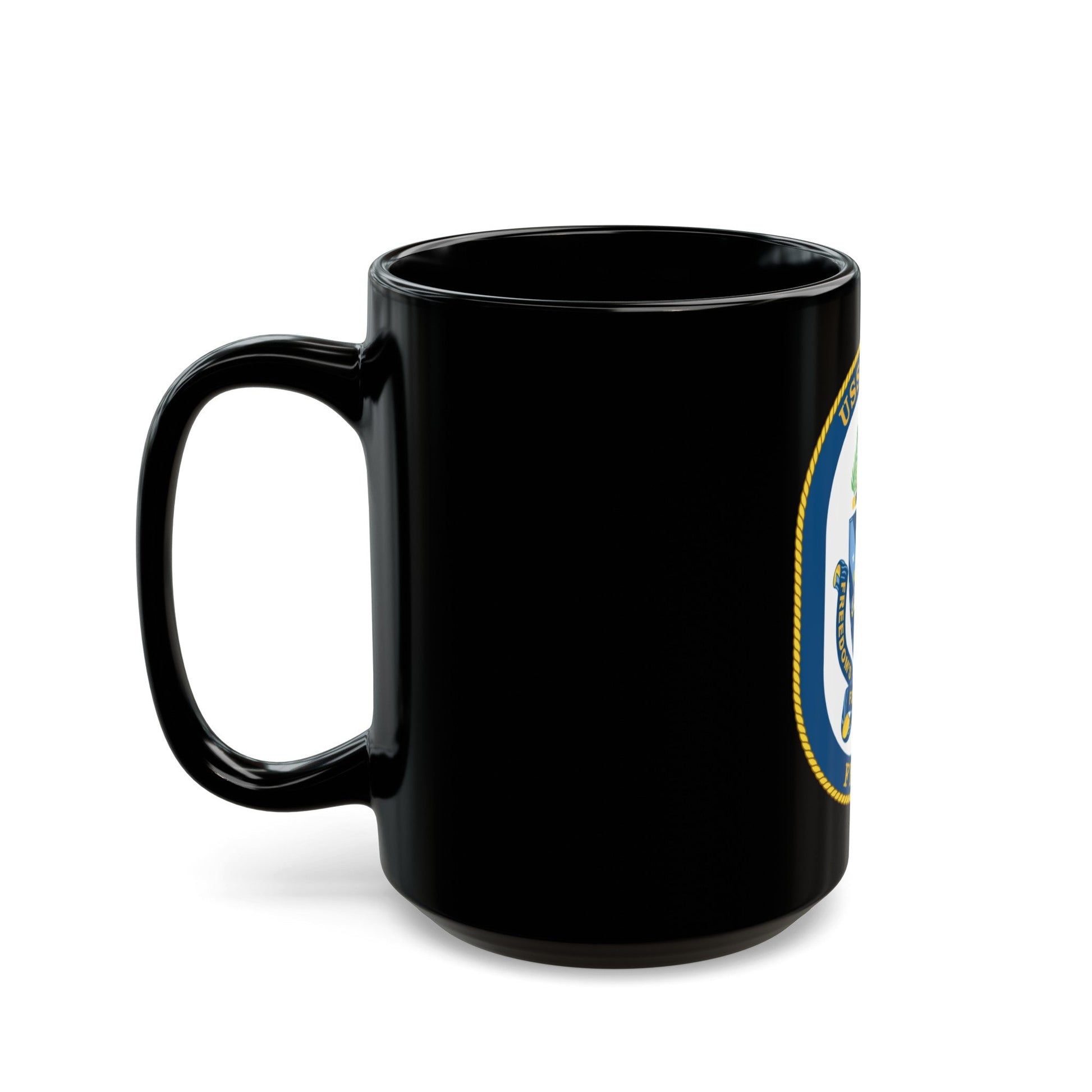 USS Gary FFG 51 (U.S. Navy) Black Coffee Mug-The Sticker Space