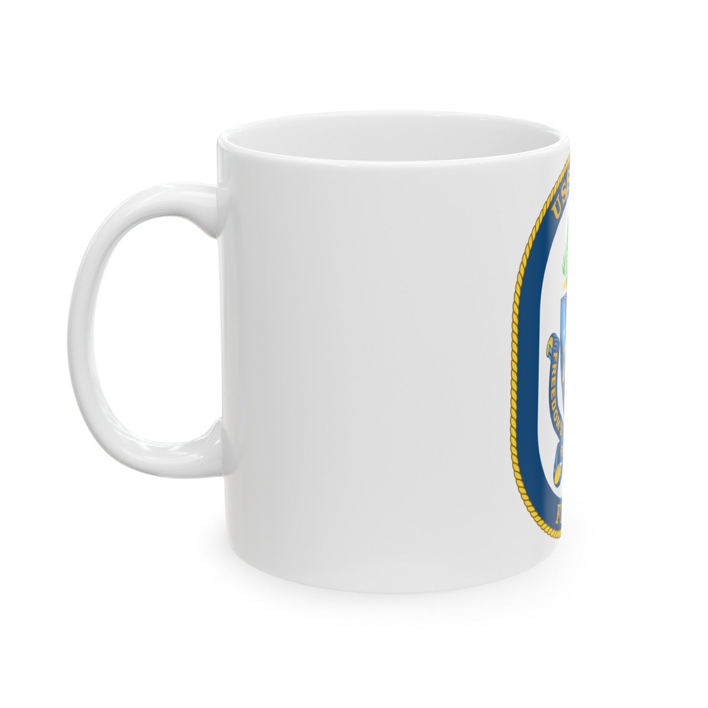 USS Gary FFG 51 (U.S. Navy) White Coffee Mug-The Sticker Space