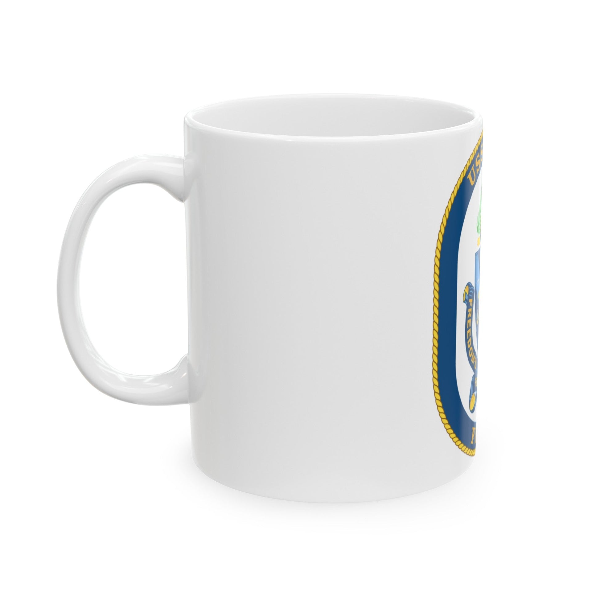 USS Gary FFG 51 (U.S. Navy) White Coffee Mug-The Sticker Space