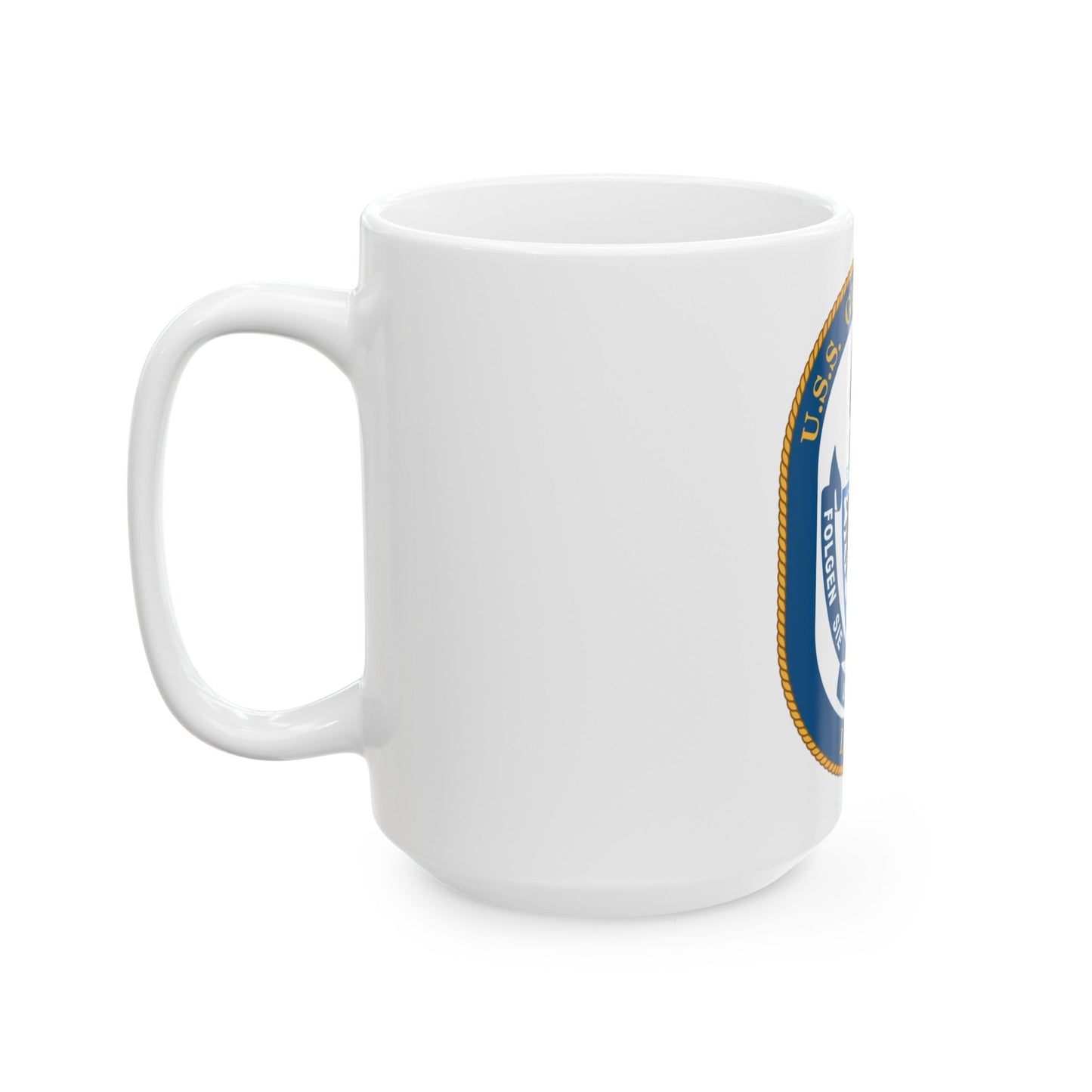 USS Germantown LSD 4 (U.S. Navy) White Coffee Mug-The Sticker Space