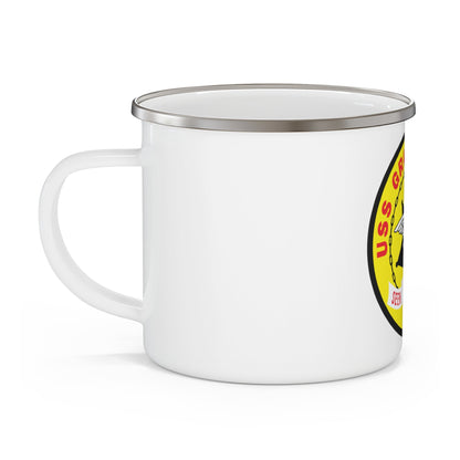 USS Gray FF 1054 Seek Engage Destry (U.S. Navy) Enamel Mug 12oz-12oz-The Sticker Space