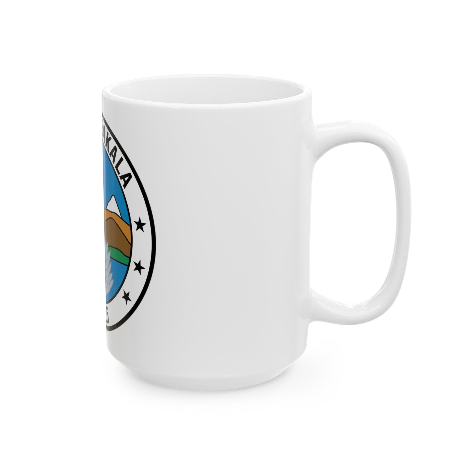 USS Haleakala AE 25 (U.S. Navy) White Coffee Mug-The Sticker Space