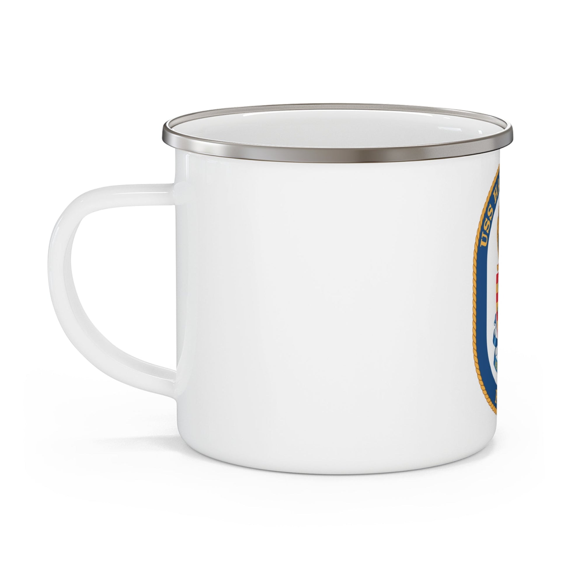 USS Halyburton FFG 40 (U.S. Navy) Enamel Mug 12oz-12oz-The Sticker Space