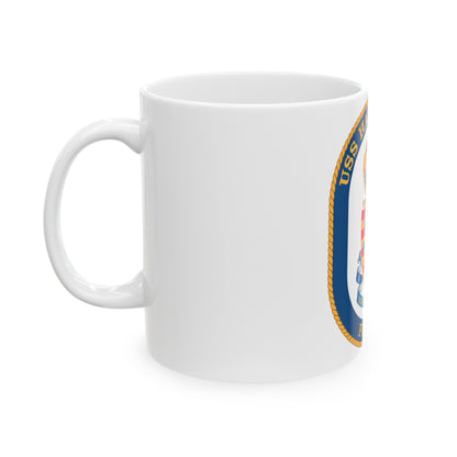 USS Halyburton FFG 40 (U.S. Navy) White Coffee Mug-The Sticker Space