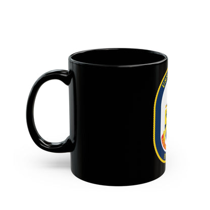 USS Hawes FFG 53 (U.S. Navy) Black Coffee Mug-The Sticker Space