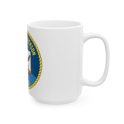 USS Henry M Jackson SSBN 730 (U.S. Navy) White Coffee Mug-The Sticker Space