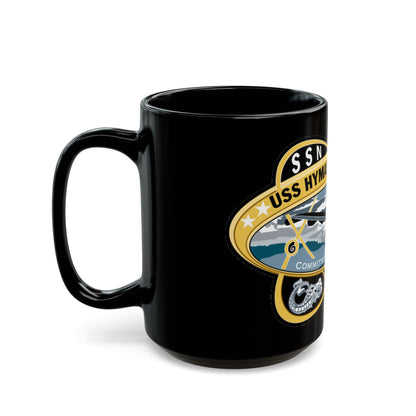 USS Hyman G Rickover SSN 795 (U.S. Navy) Black Coffee Mug-The Sticker Space