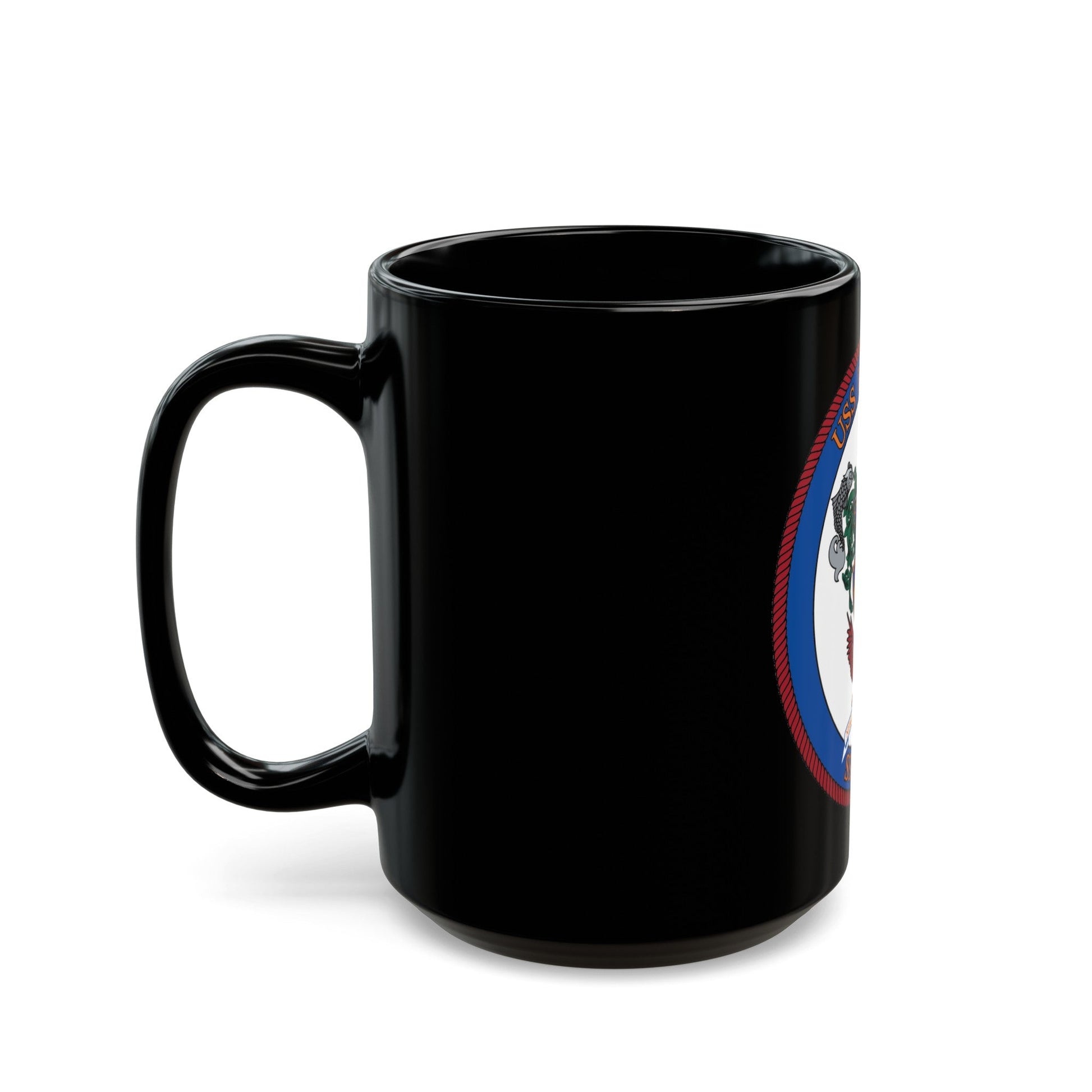 USS Illinois 786 (U.S. Navy) Black Coffee Mug-The Sticker Space