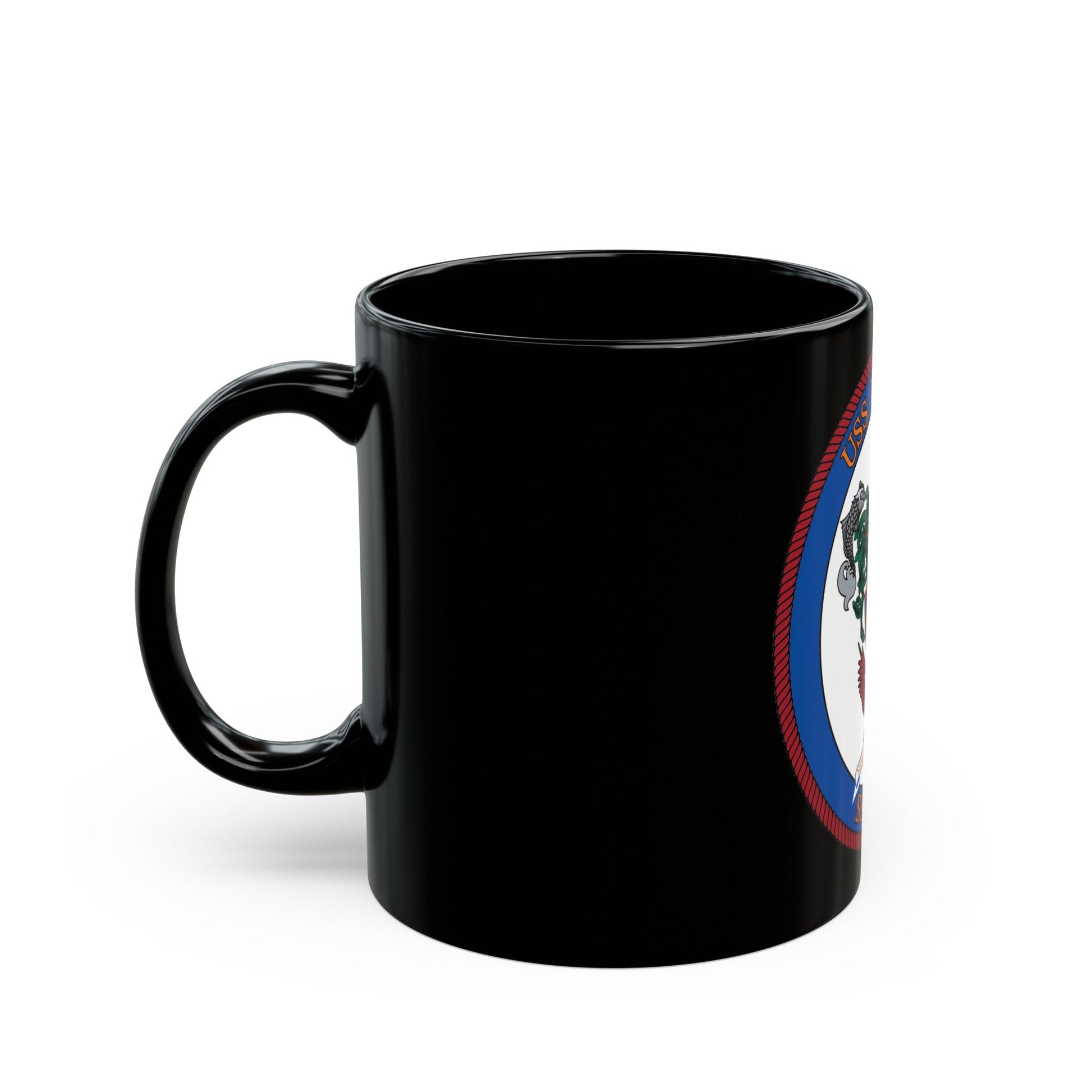 USS Illinois 786 (U.S. Navy) Black Coffee Mug-The Sticker Space