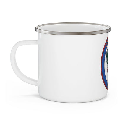 USS Illinois 786 (U.S. Navy) Enamel Mug 12oz-12oz-The Sticker Space