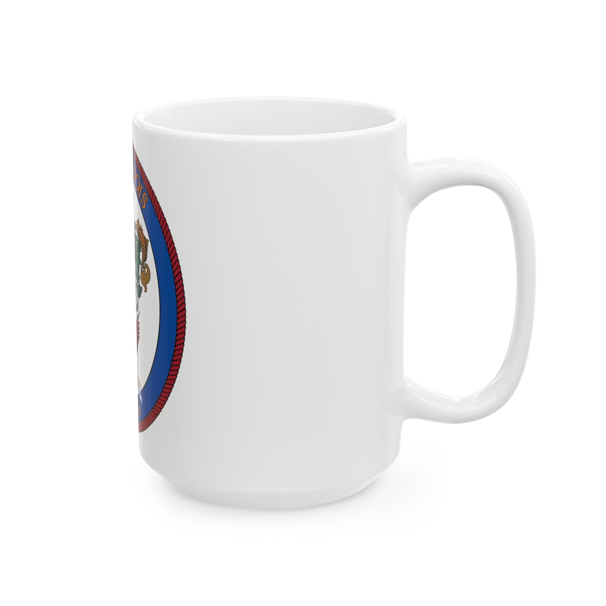 USS Illinois 786 (U.S. Navy) White Coffee Mug-The Sticker Space