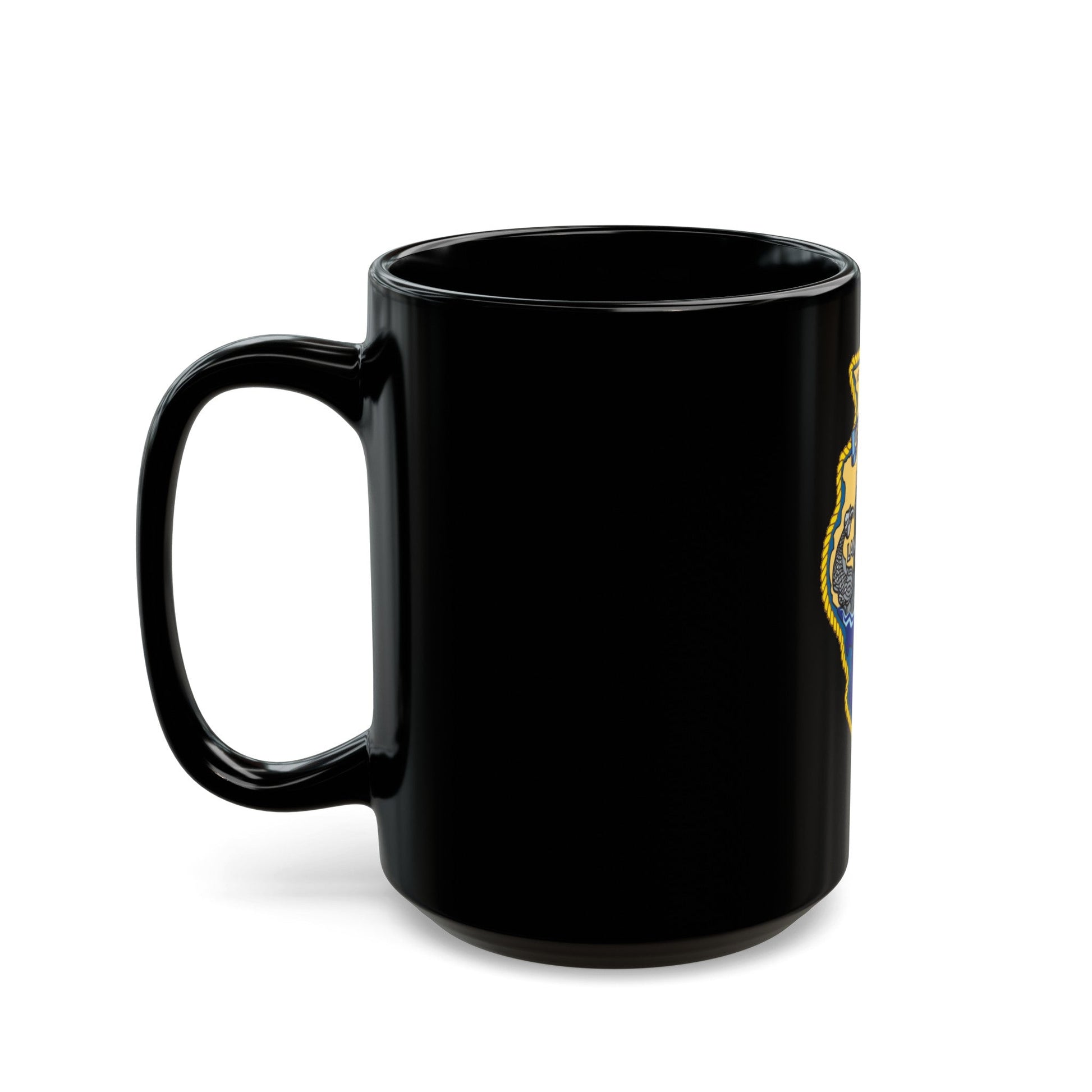 USS Illinois SSN 786 v2 (U.S. Navy) Black Coffee Mug-The Sticker Space