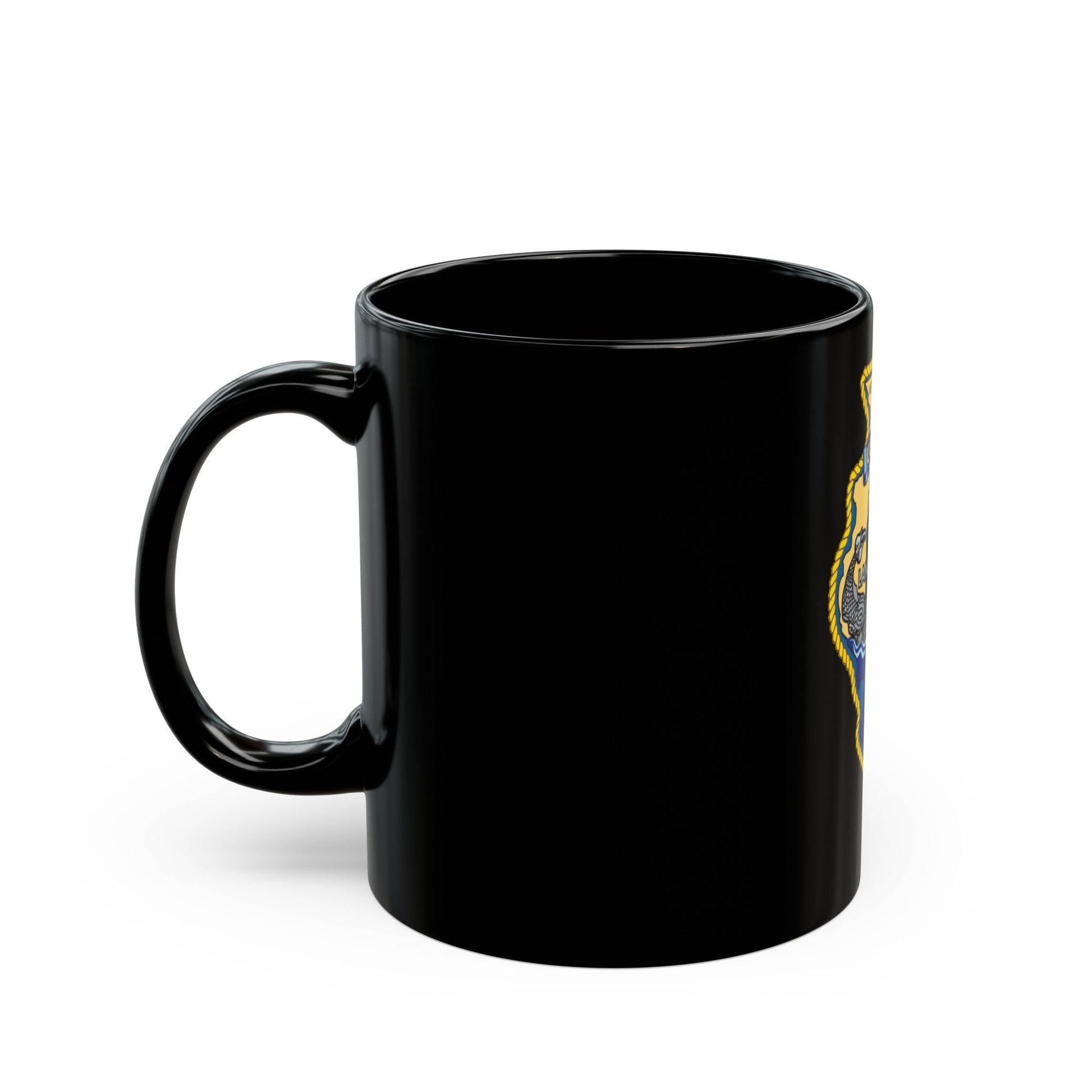 USS Illinois SSN 786 v2 (U.S. Navy) Black Coffee Mug-The Sticker Space