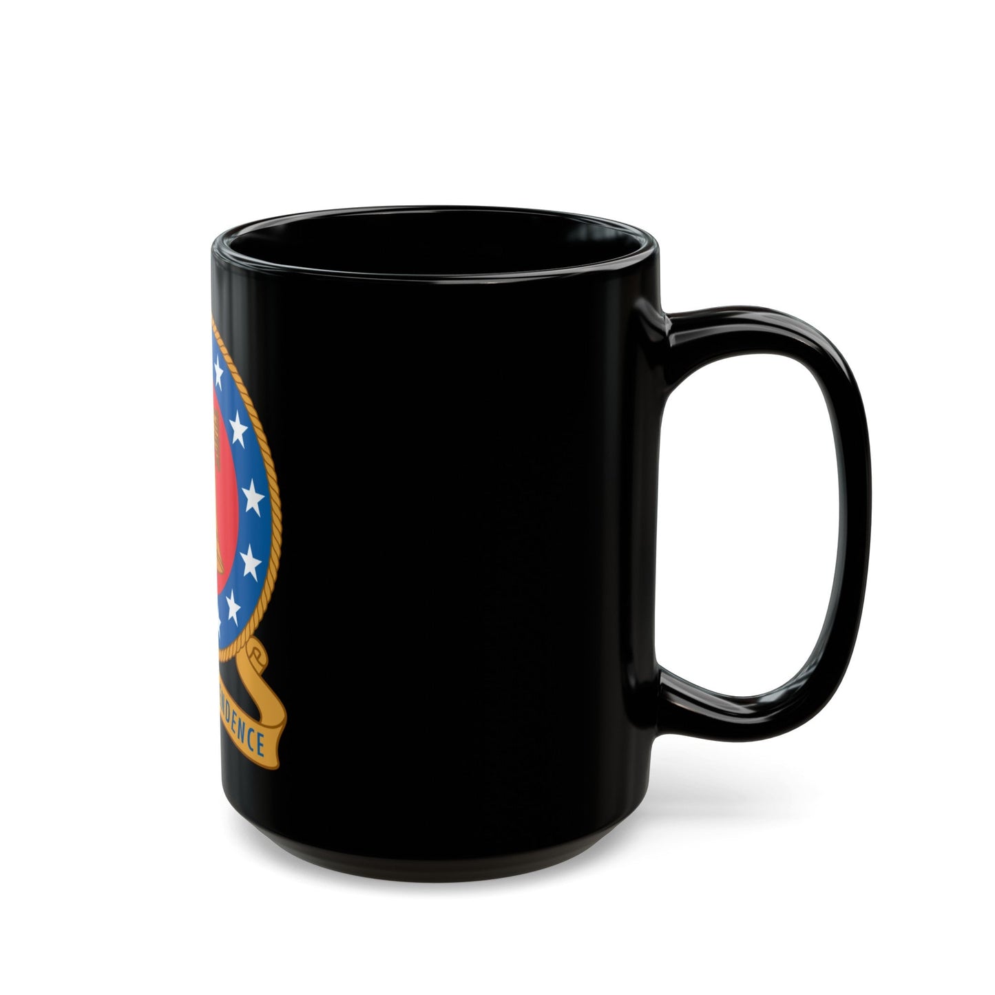 USS Independence (U.S. Navy) Black Coffee Mug-The Sticker Space