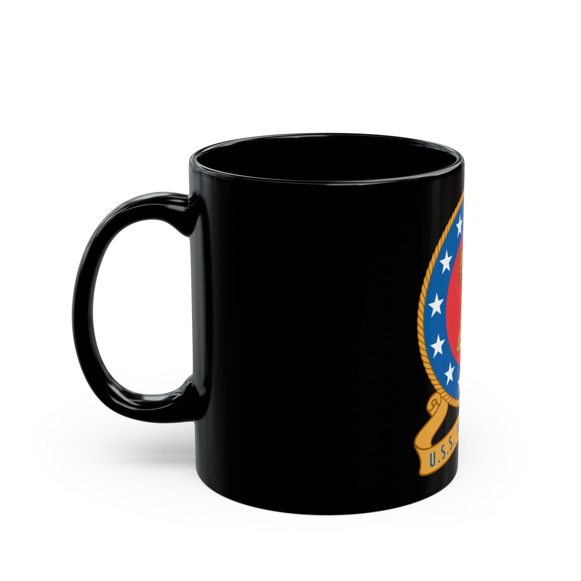 USS Independence (U.S. Navy) Black Coffee Mug-The Sticker Space