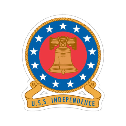 USS Independence (U.S. Navy) STICKER Vinyl Die-Cut Decal-3 Inch-The Sticker Space