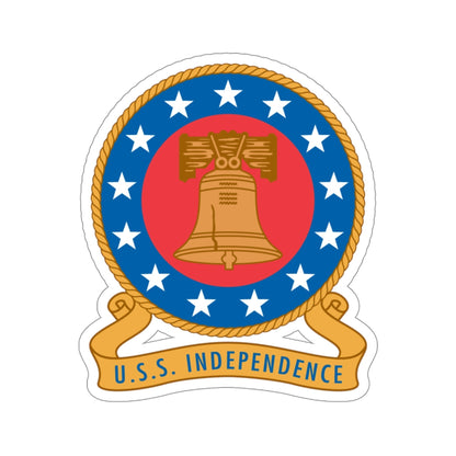 USS Independence (U.S. Navy) STICKER Vinyl Die-Cut Decal-4 Inch-The Sticker Space