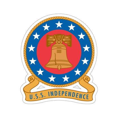 USS Independence (U.S. Navy) STICKER Vinyl Die-Cut Decal-5 Inch-The Sticker Space