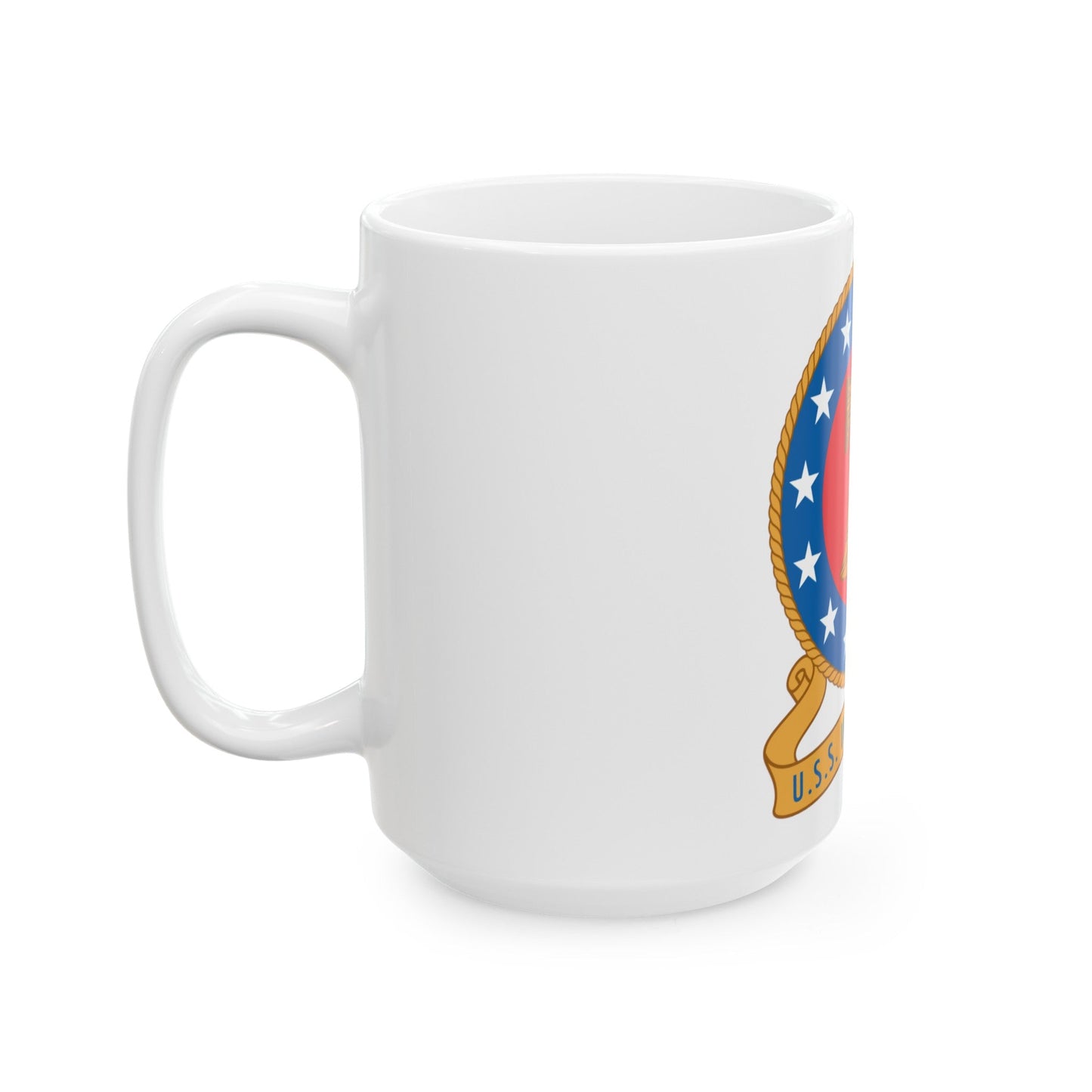 USS Independence (U.S. Navy) White Coffee Mug-The Sticker Space