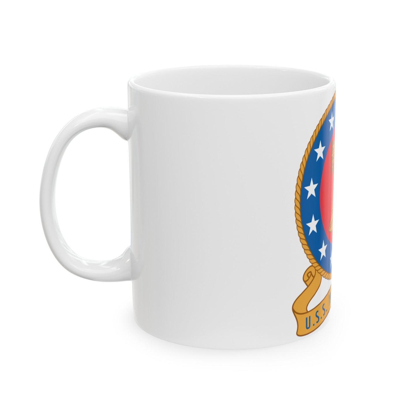 USS Independence (U.S. Navy) White Coffee Mug-The Sticker Space