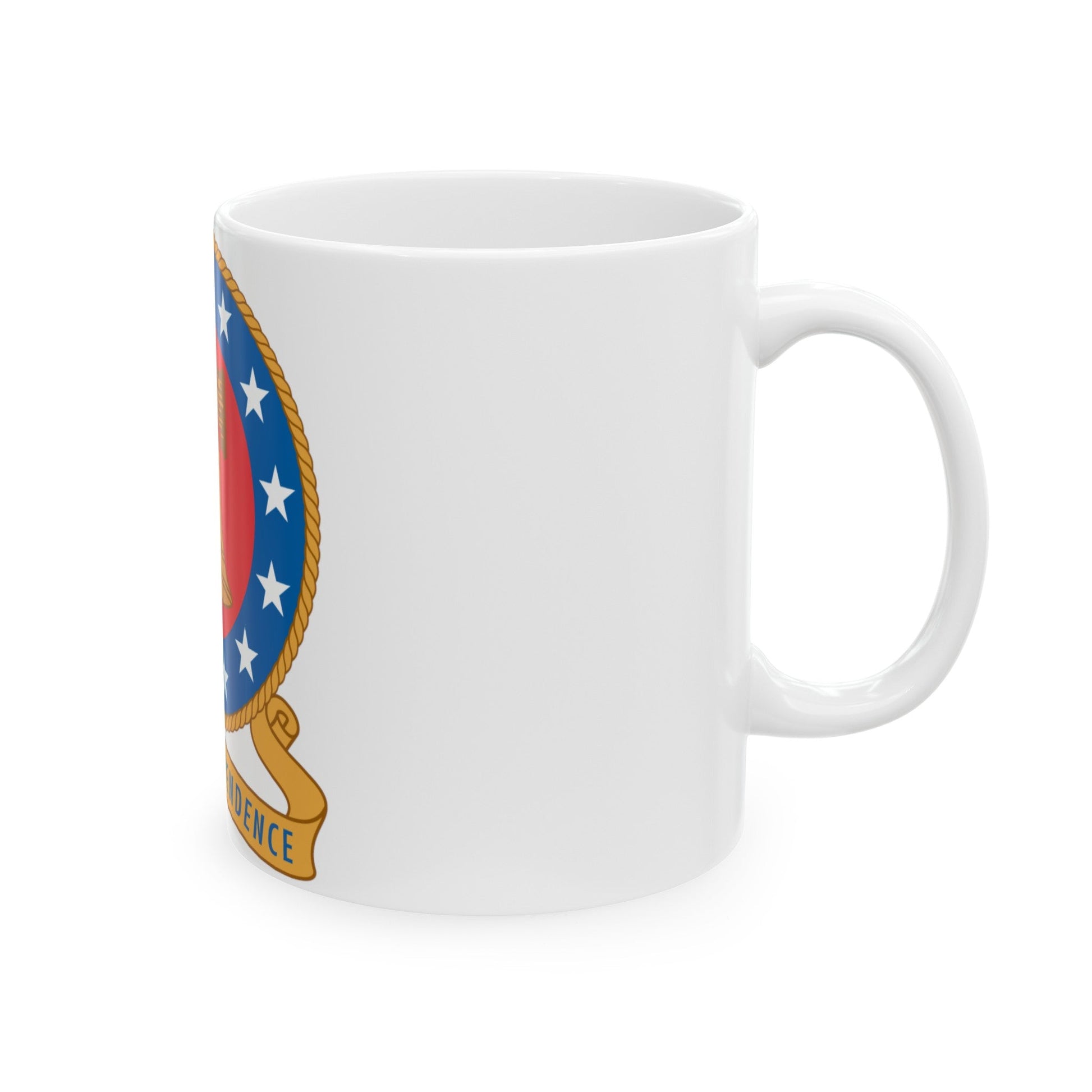 USS Independence (U.S. Navy) White Coffee Mug-The Sticker Space