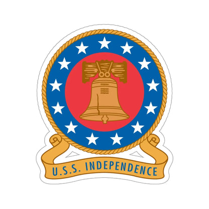 USS Independence (U.S. Navy) STICKER Vinyl Die-Cut Decal 4 Inch - The Sticker Space