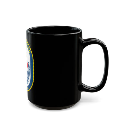 USS Klakring FFG 42 (U.S. Navy) Black Coffee Mug-The Sticker Space