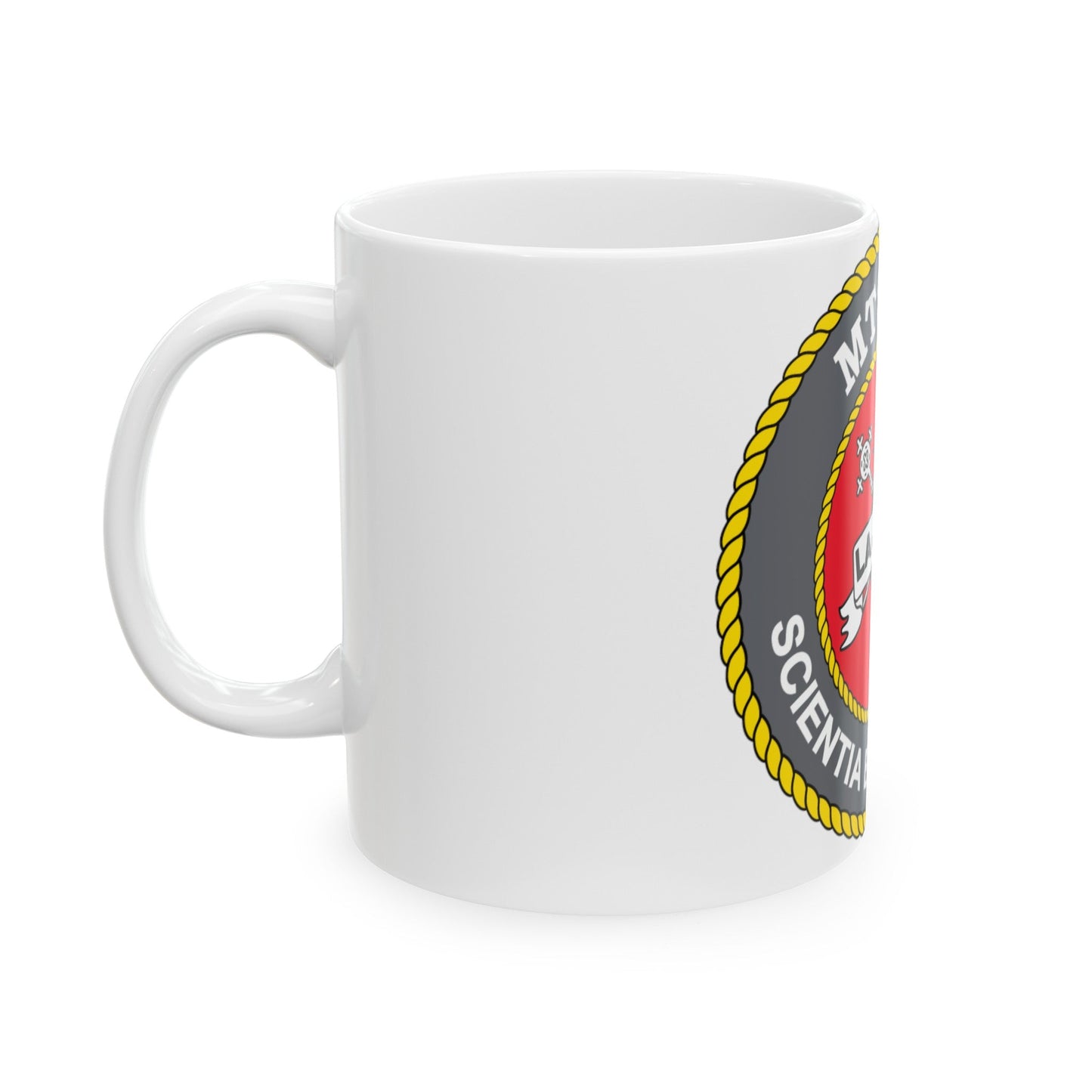 USS LA Jollo MTS 701 (U.S. Navy) White Coffee Mug-The Sticker Space