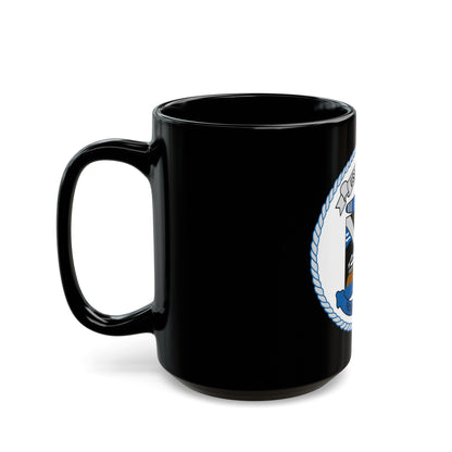 USS LA SALLE AGF 3 (U.S. Navy) Black Coffee Mug-The Sticker Space