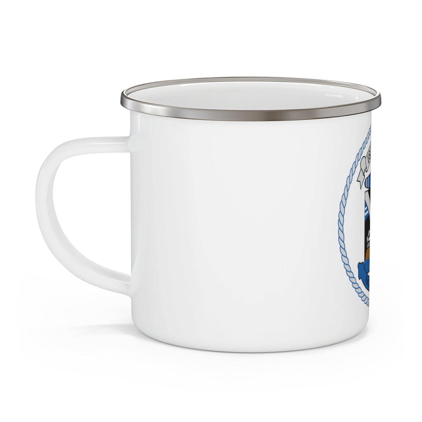 USS LA SALLE AGF 3 (U.S. Navy) Enamel Mug 12oz-12oz-The Sticker Space