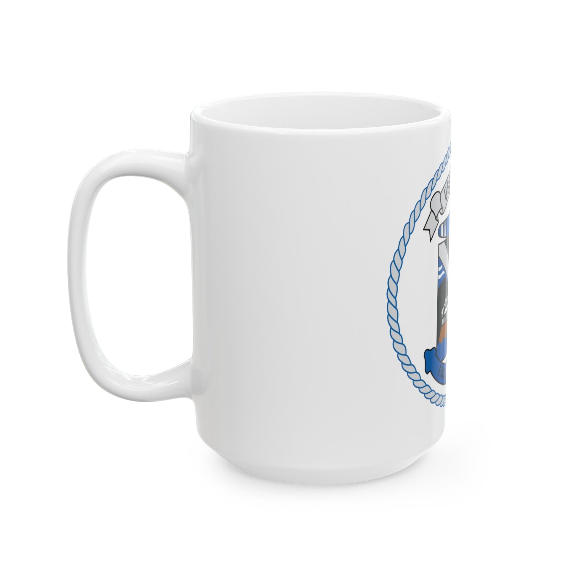 USS LA SALLE AGF 3 (U.S. Navy) White Coffee Mug-The Sticker Space