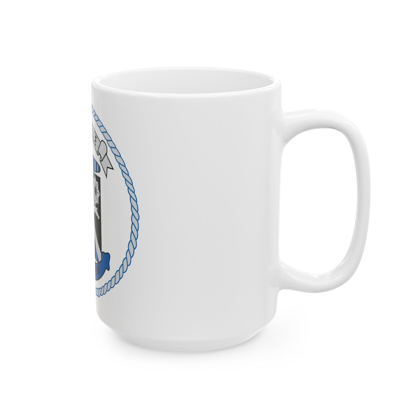 USS LA SALLE AGF 3 (U.S. Navy) White Coffee Mug-The Sticker Space