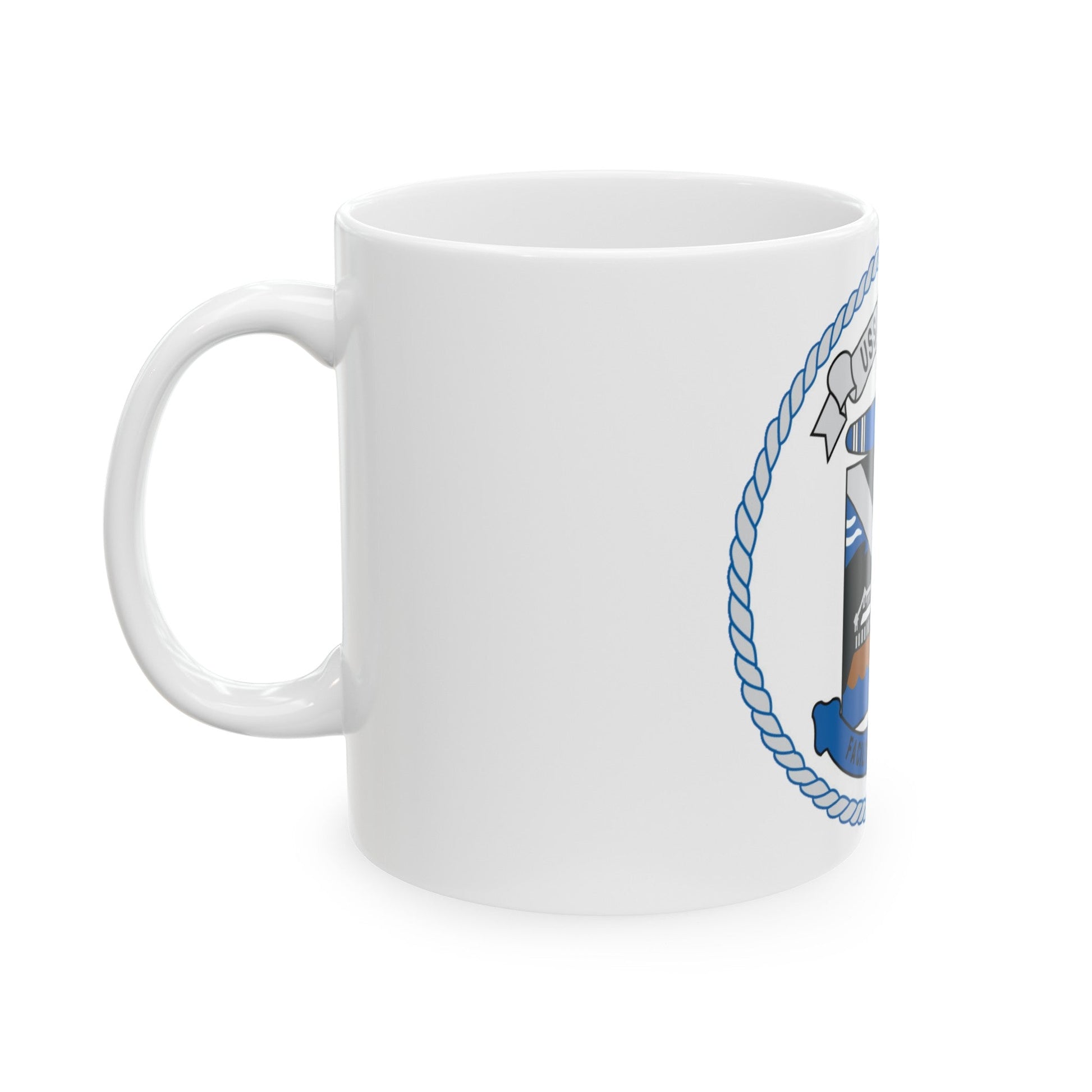 USS LA SALLE AGF 3 (U.S. Navy) White Coffee Mug-The Sticker Space