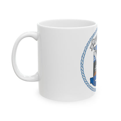 USS LA SALLE AGF 3 (U.S. Navy) White Coffee Mug-The Sticker Space